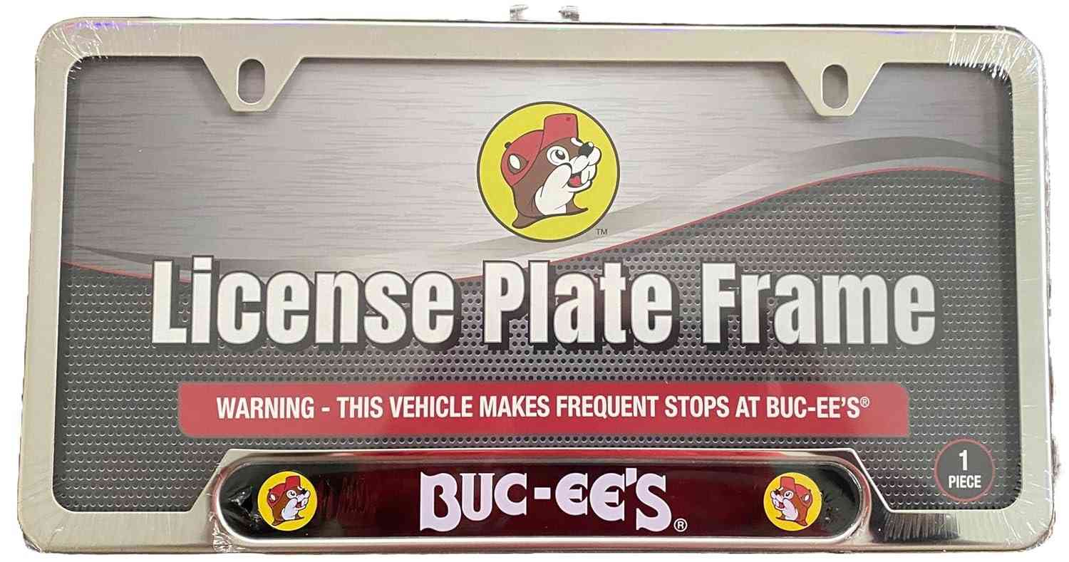 Suporte de Placa Buc-ee's: Estilo e Durabilidade para Seu Veículo