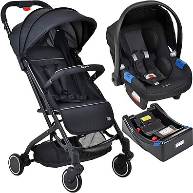 Burigotto Zap Black: Carrinho + Bebê Conforto