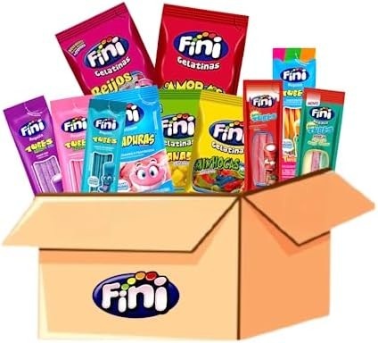Kit Fini C/60 pacotes Bala tubes gelatina Sortidas 15g