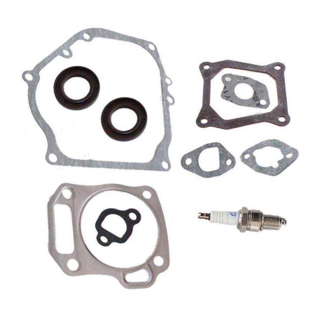 Kit Completo HURI: Silenciador de Cabeça de Cilindro e Vedação de Óleo para Mini Motos Baja MB165/MB200 (196cc/200cc) e Honda GX160/GX200 (5.5/6.5HP)