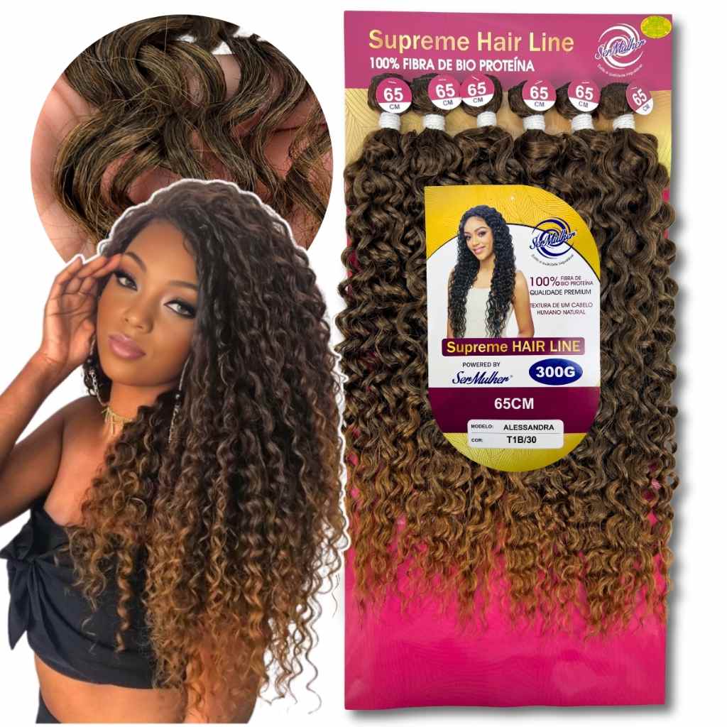 Cabelo Cacheado Fibra Bio Proteína Alessandra Ser Mulher
