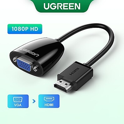 Cabo HDMI para VGA Ugreen – Conexão Simples e Full HD