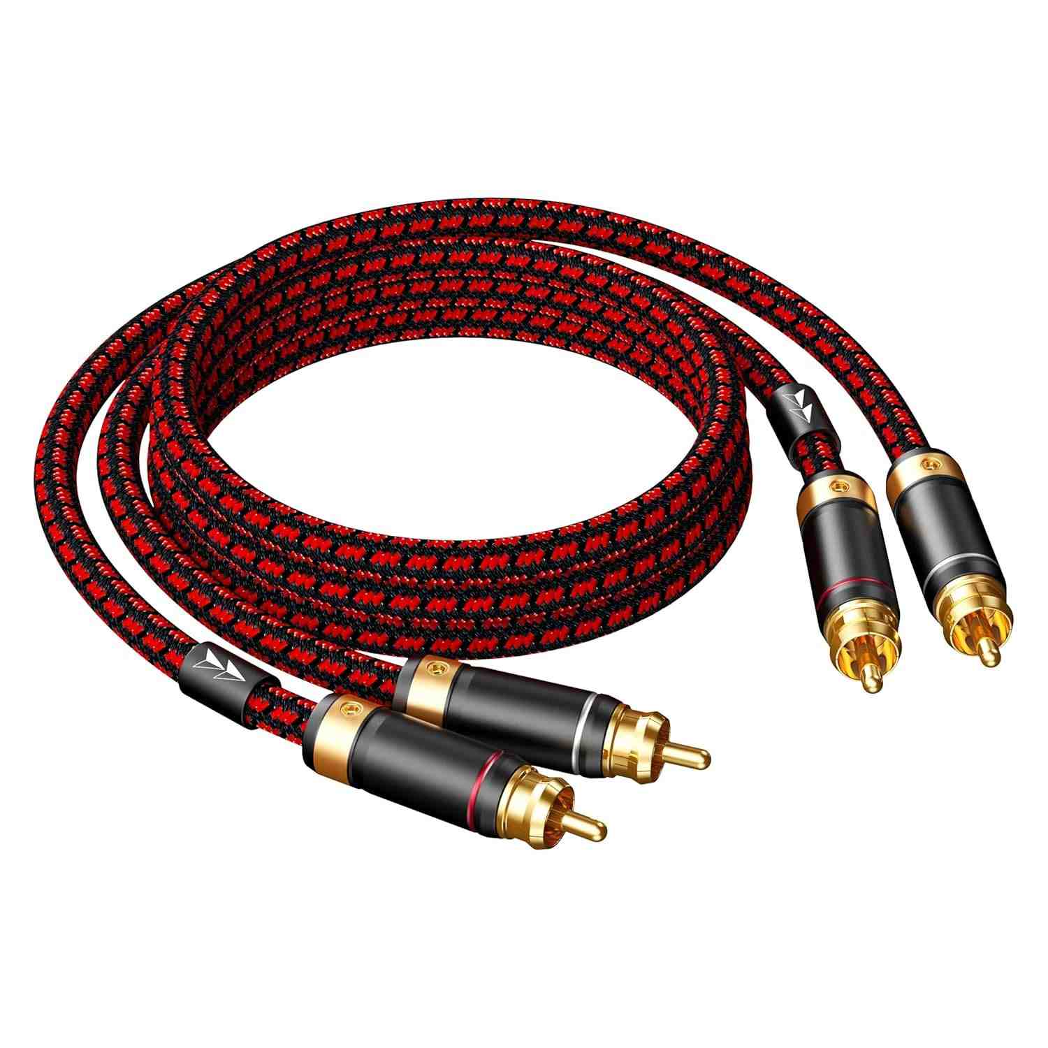 Cabo de Áudio Primeda Audiophile 2RCA: Som Puro e Conexão Impecável (1m)