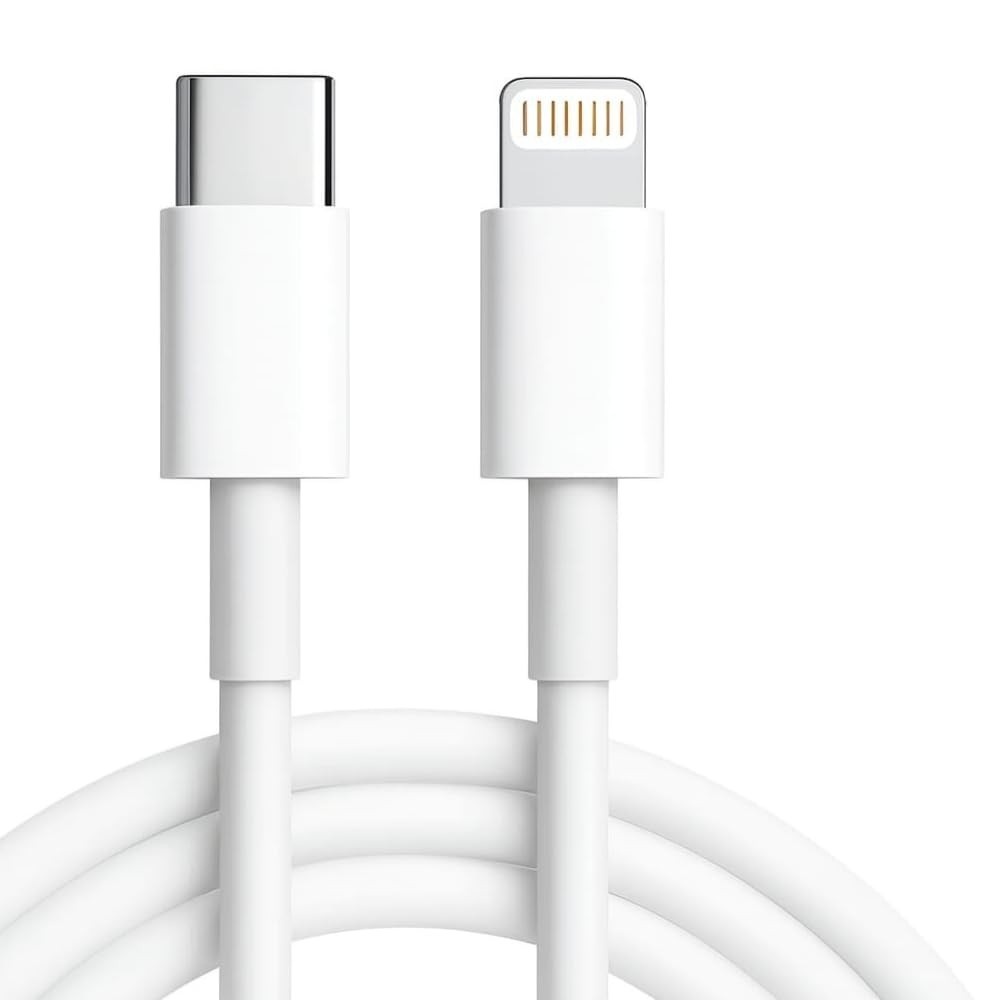 Cabo USB-C para Lightning 2m Reforçado: Carregamento Turbo Rápido para iPhone e iPad