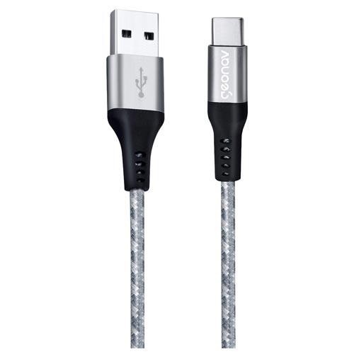 Cabo USB-C Geonav: Carregamento Rápido e Durável!