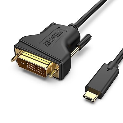 Cabo USB-C para DVI Benfei: Imagem Full HD em 1,8m