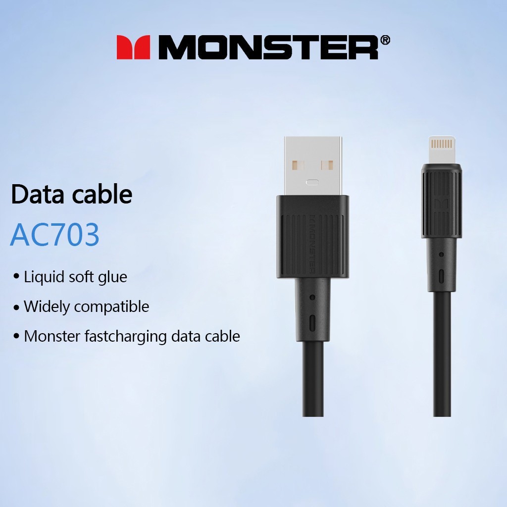 Cabo USB Rápido Monster AC703: Carregue Mais Rápido!