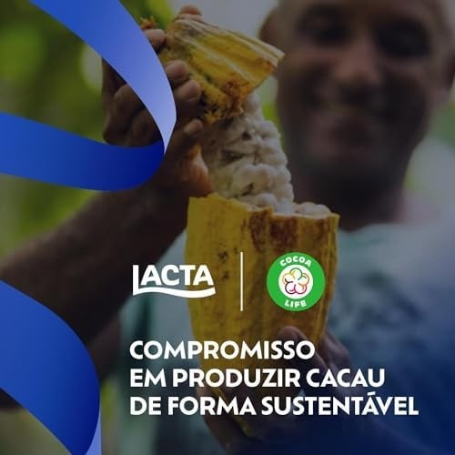 Chocolate Lacta Intense Amargo 60% Cacau Café Caixa Com 17 Unidades De 85g