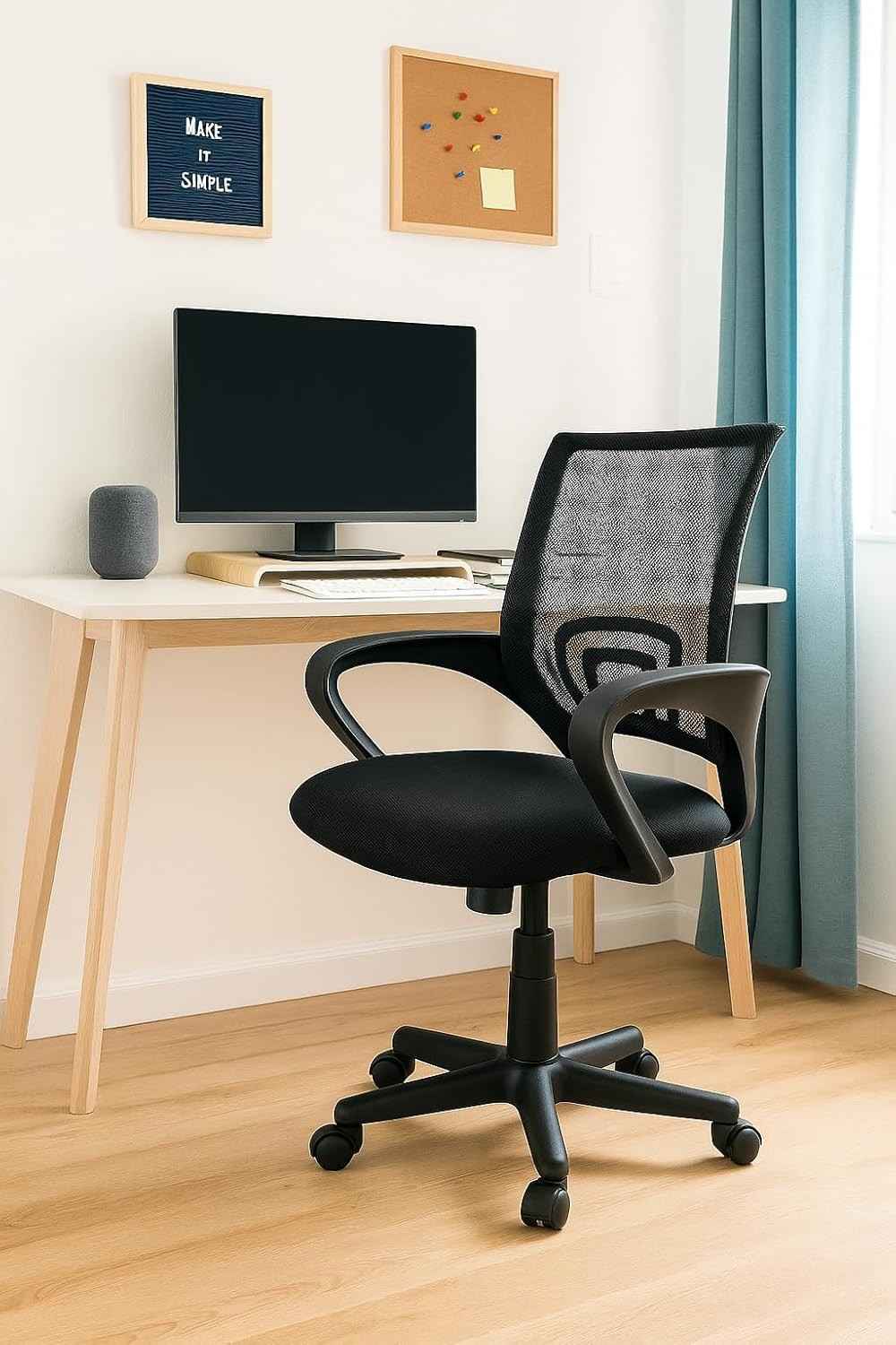 Cadeira de Escritório Ergonômica New Java - Tela Mesh, Base Giratória, Ideal para Home Office e Sala de Reunião