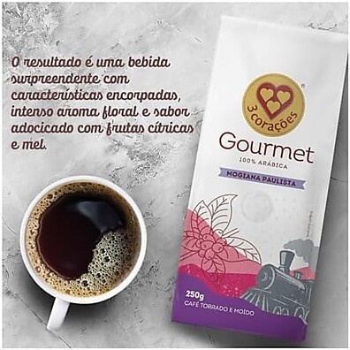 Café Gourmet Mogiana Paulista 3 Corações 250g