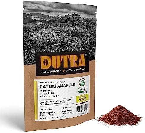 Café Dutra Catuaí Amarelo Ogânico Especial Microlote Torrado E Moído 200G