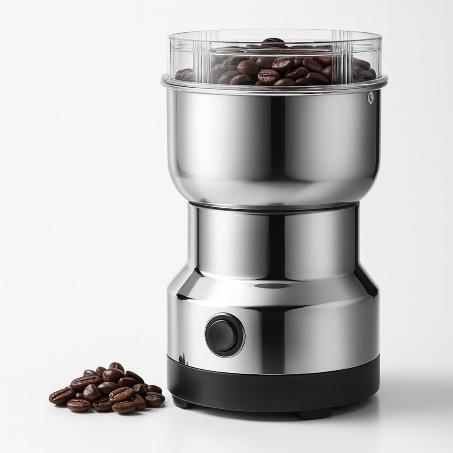 Moedor de Café Elétrico 150W com Lâminas Inox - Tritura Grãos, Sementes e Especiarias com Baixo Ruído