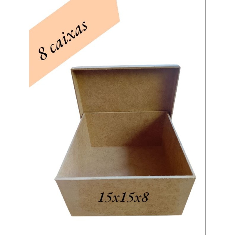 Caixa 15x15x8 para Padrinhos e Madrinhas – Ideal para Lembrancinhas e Casamentos