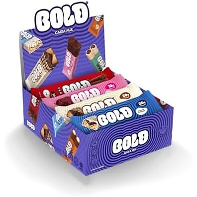 BOLD Snacks: Caixa Mix Proteína c/ 12 Un. Deliciosas!