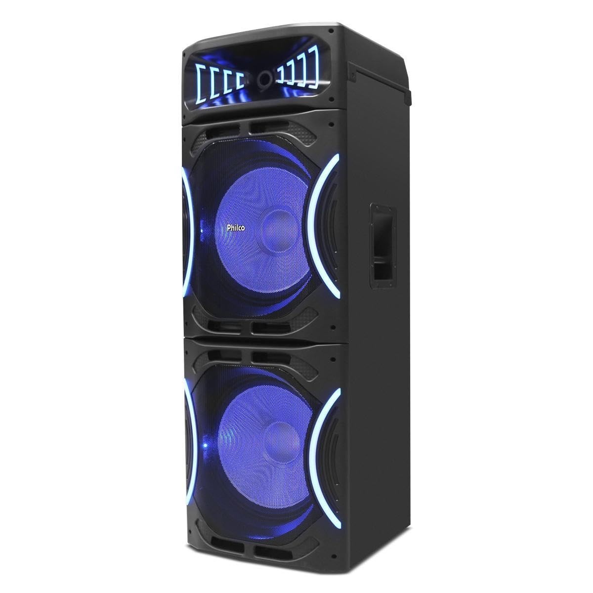 Caixa de Som Amplificada Philco Connection PCX35000 3500W: Som Potente e Conectividade Total!