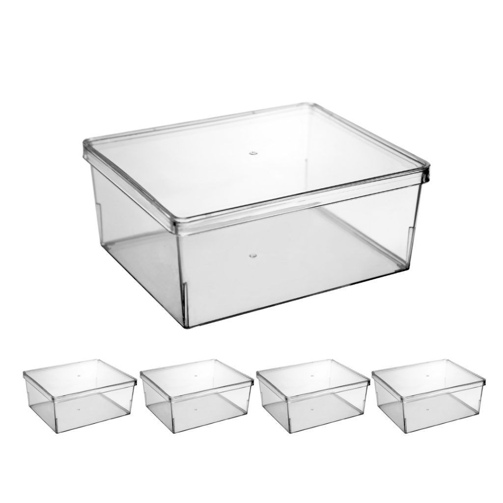 Caixas Acrílicas para Lembrancinhas Big 11x9cm com Tampa Click – Ideal para Casamentos e Festas