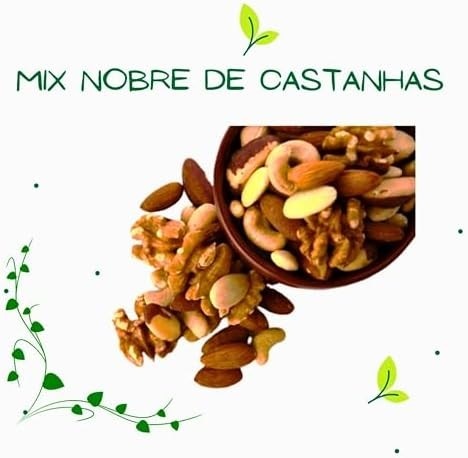 Mix Nobre De Castanhas 1Kg Pará, Caju, Amêndoas, Nozes****