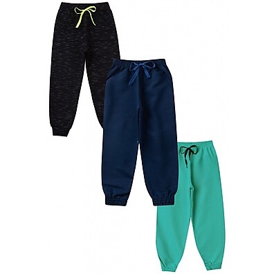 Calças Infantis Masculinas: Kit 3 Peças Confortáveis