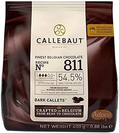 Gotas de Chocolate Meio Amargo 54,5% Cacau 811 400g - Callebaut