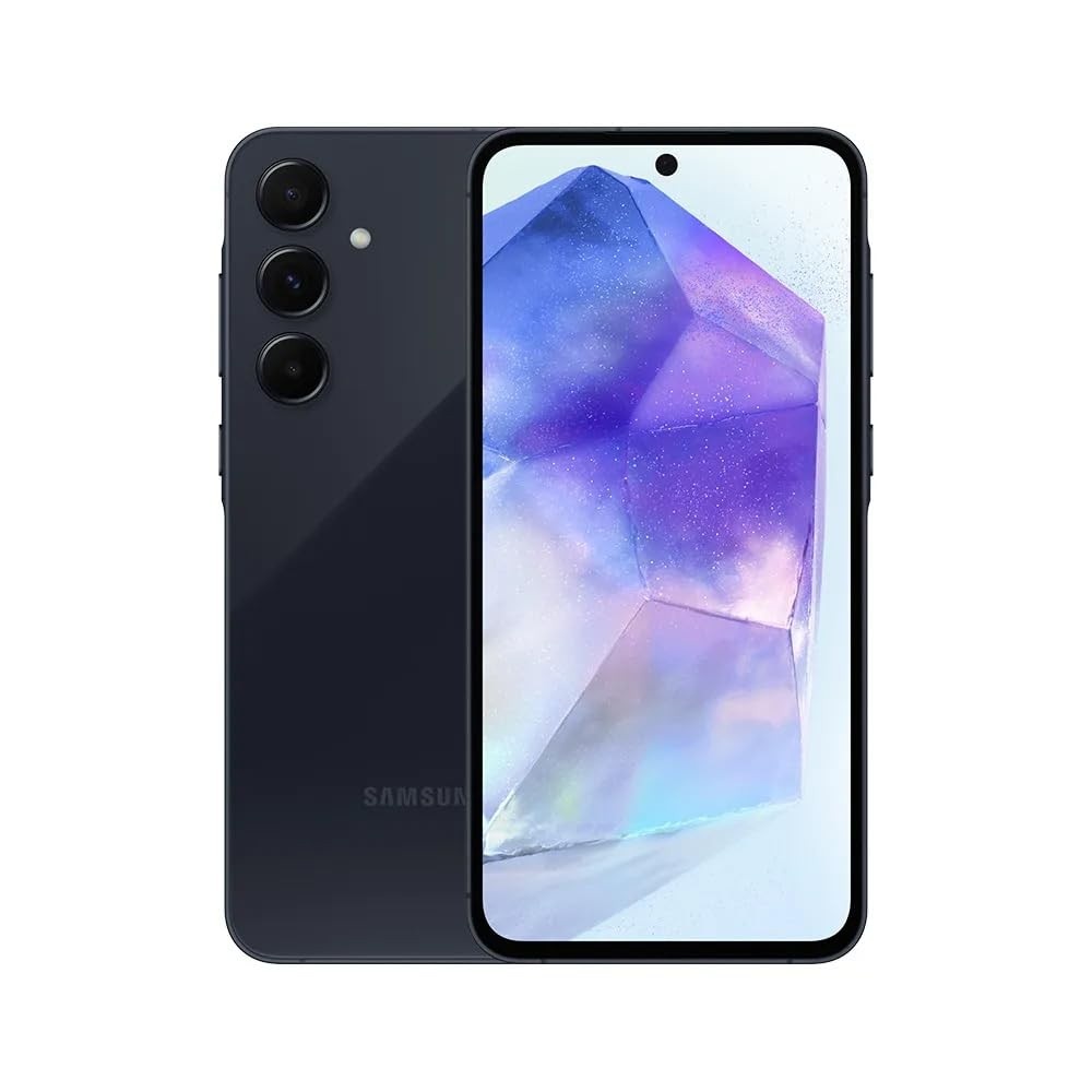 Samsung Galaxy A55 5G: Câmera 50MP, Nightography, Design Premium e Tela 120Hz - 256GB Azul Escuro
