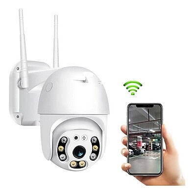 Câmera IP Speed Dome PTZ com Zoom 4x – Segurança Residencial e Comercial