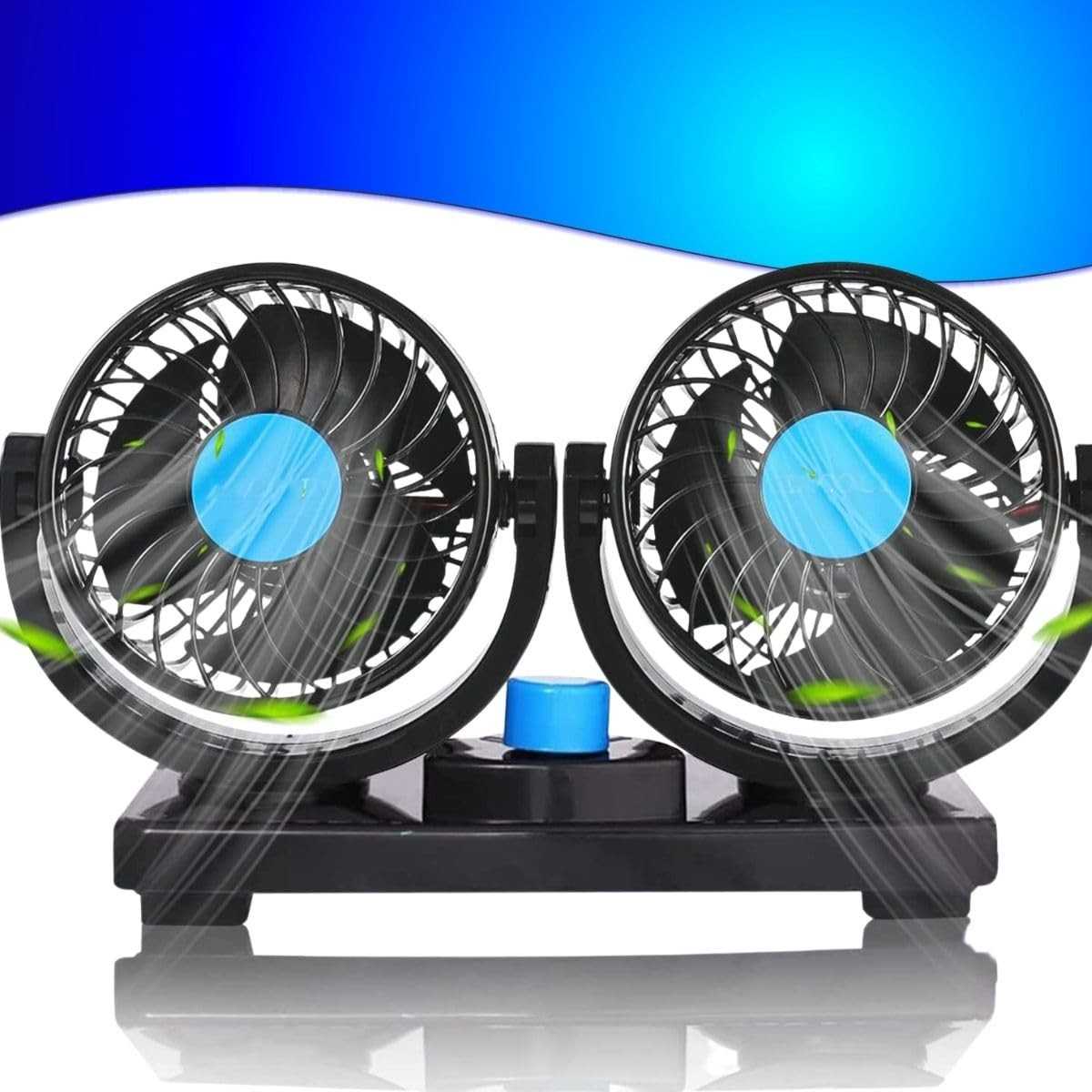 Ventilador Automotivo Duplo 12V EMLI: Frescor e Conforto para Seu Carro ou Caminhão