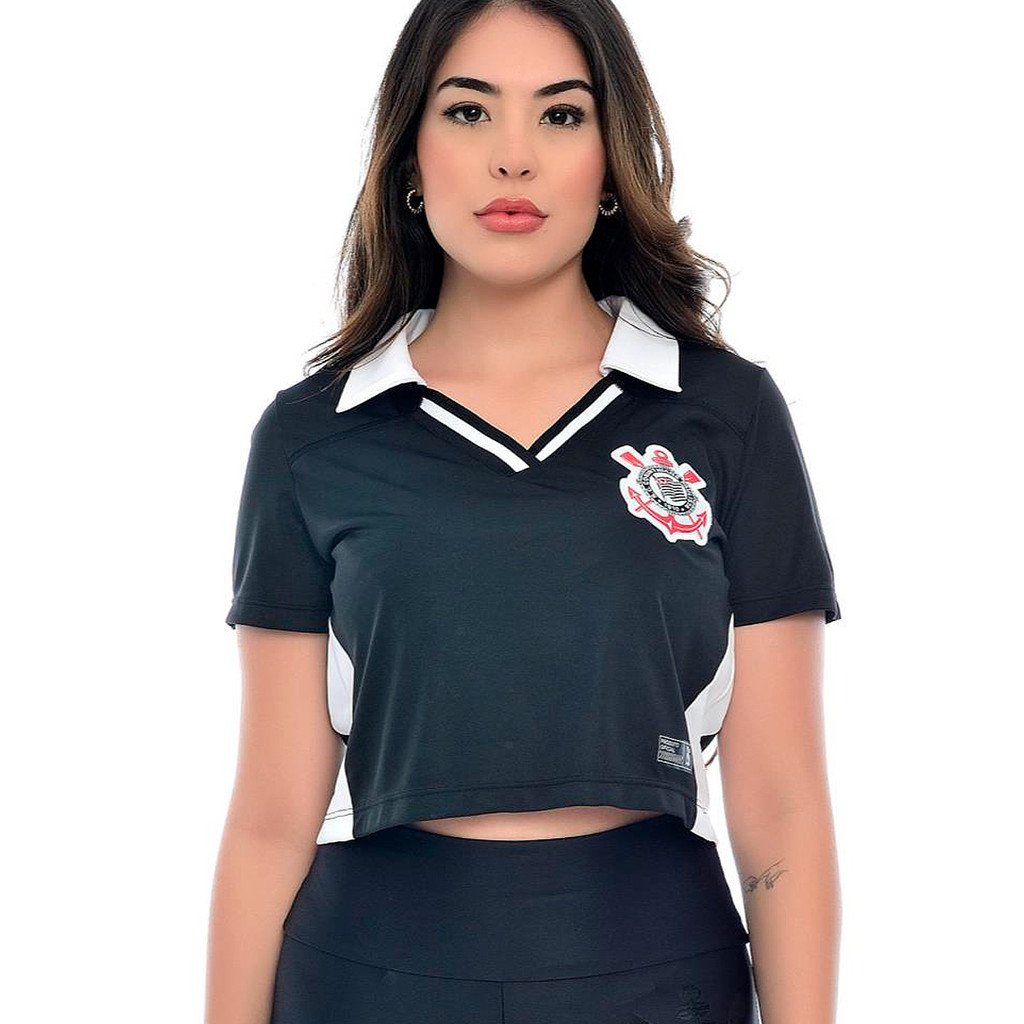 Camisa Cropped Corinthians: Estilo e Conforto!