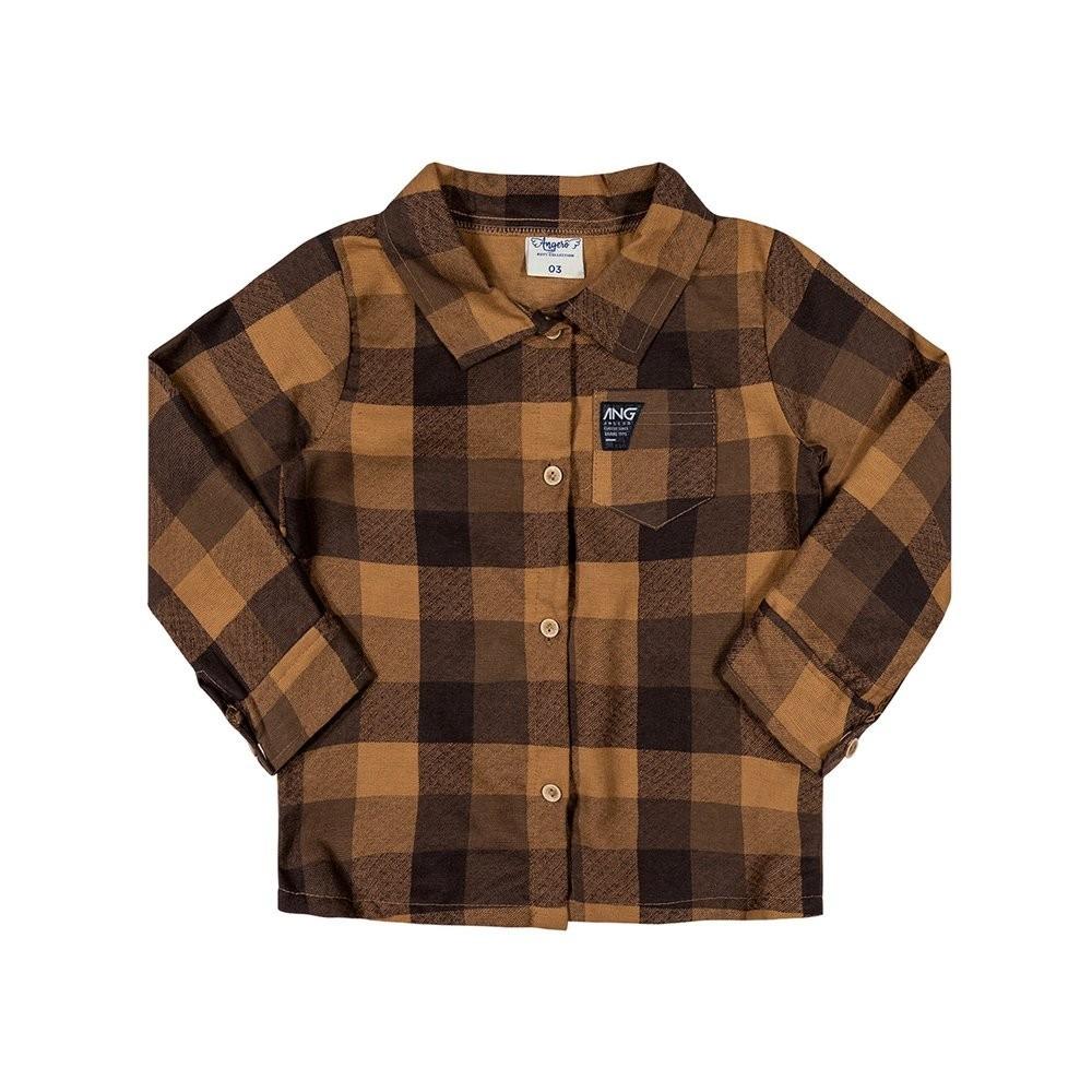 Camisa Xadrez Infantil Angerô: Estilo e Conforto!
