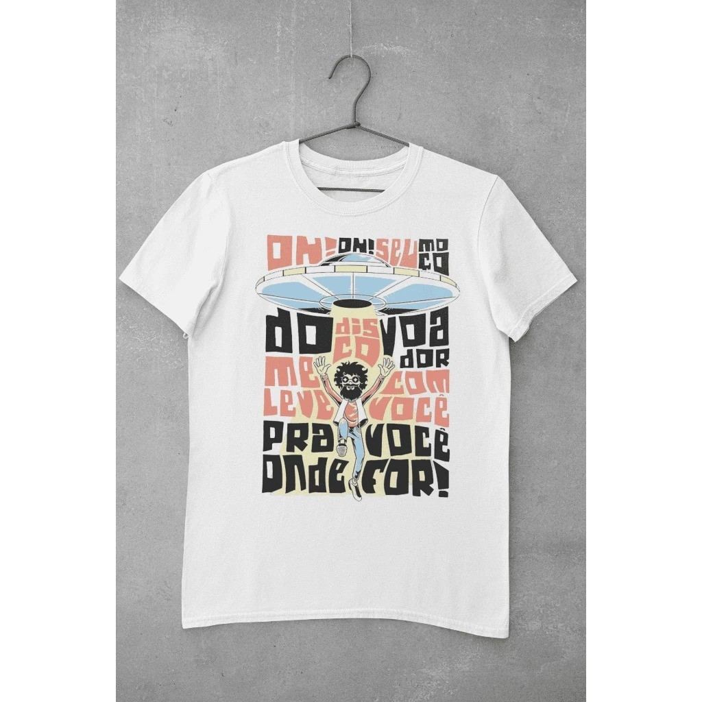Camiseta Rock Nacional Raul Seixas Disco Voador - Estilo Único para Todos