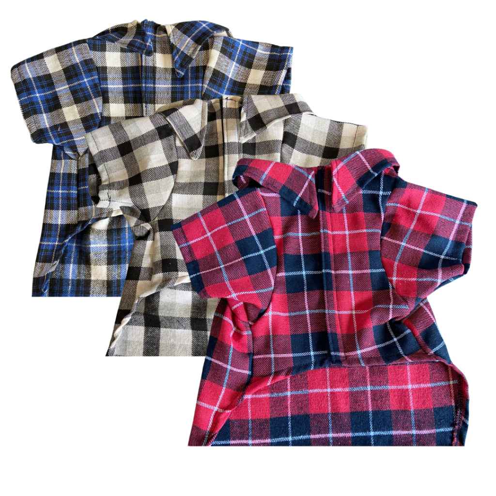 Camiseta Xadrez para Cachorro e Gato – Estilo e Conforto para Seu Pet