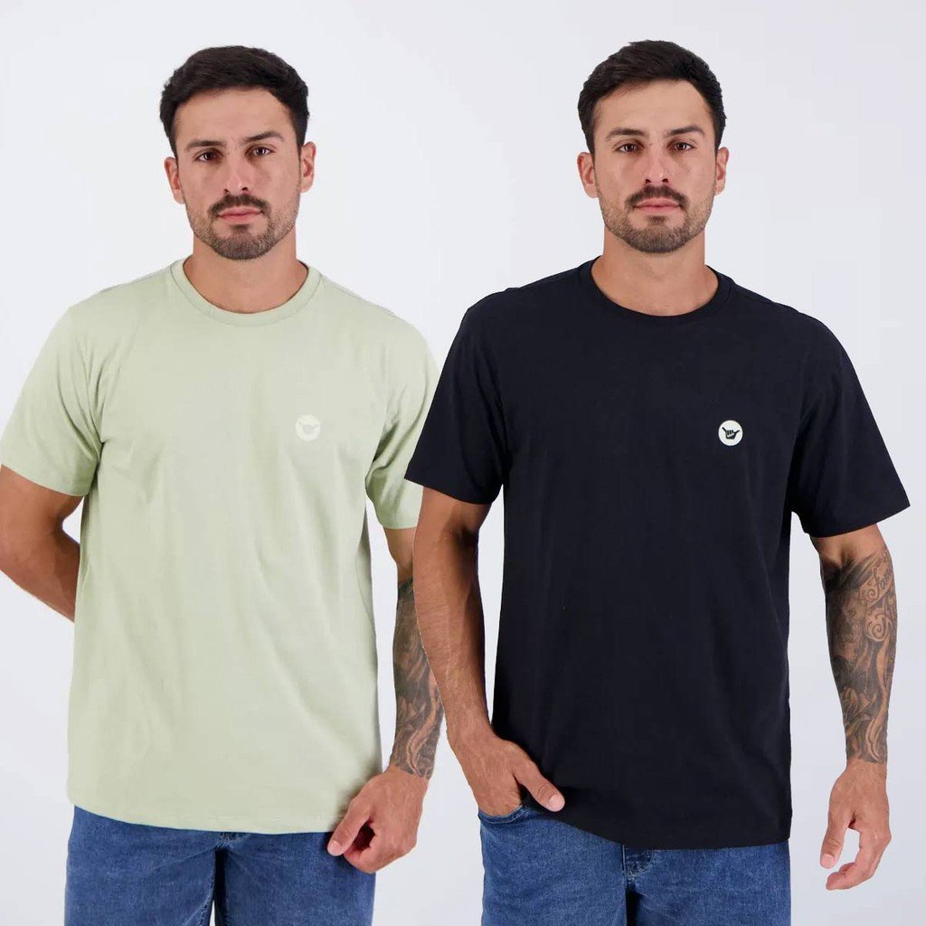Camisetas Hang Loose: Kit 2 Algodão Premium