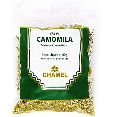 Chá Camomila Flores Naturais Chamel 40g: Relaxamento Puro