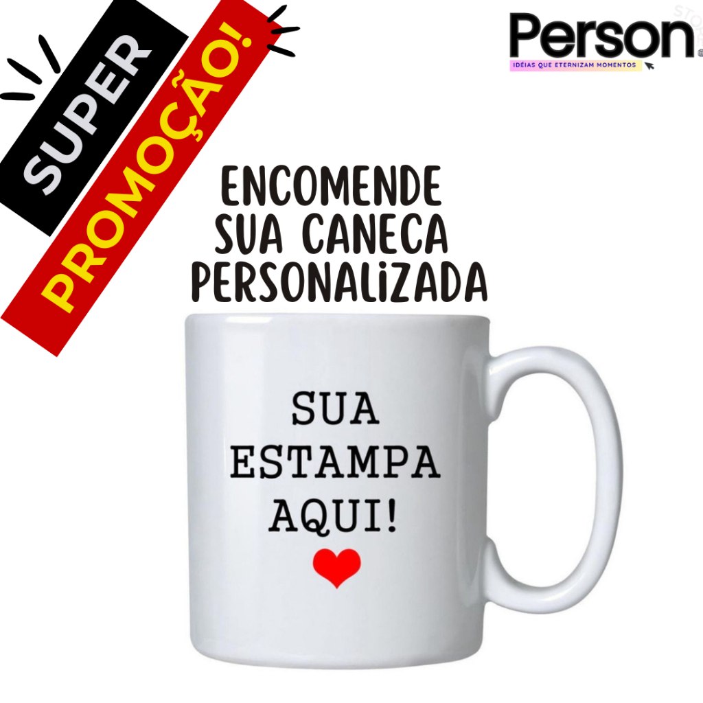 Caneca Personalizada com Sua Arte: Crie o Seu Design Único!