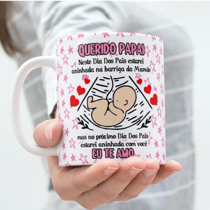 Caneca Porcelana Futuro Papai: Presente Único para o Dia dos Pais