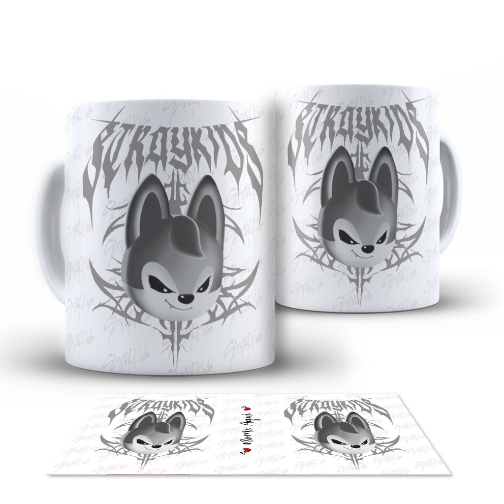 Caneca SKZOO Stray Kids: Seu Personagem Favorito!