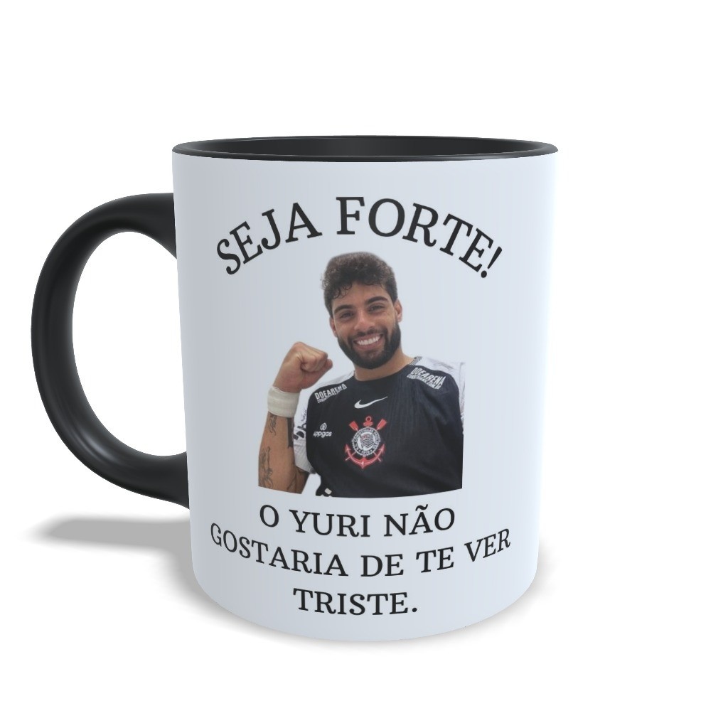 Caneca Yuri Alberto Meme Seja Forte: Design Único e Durável