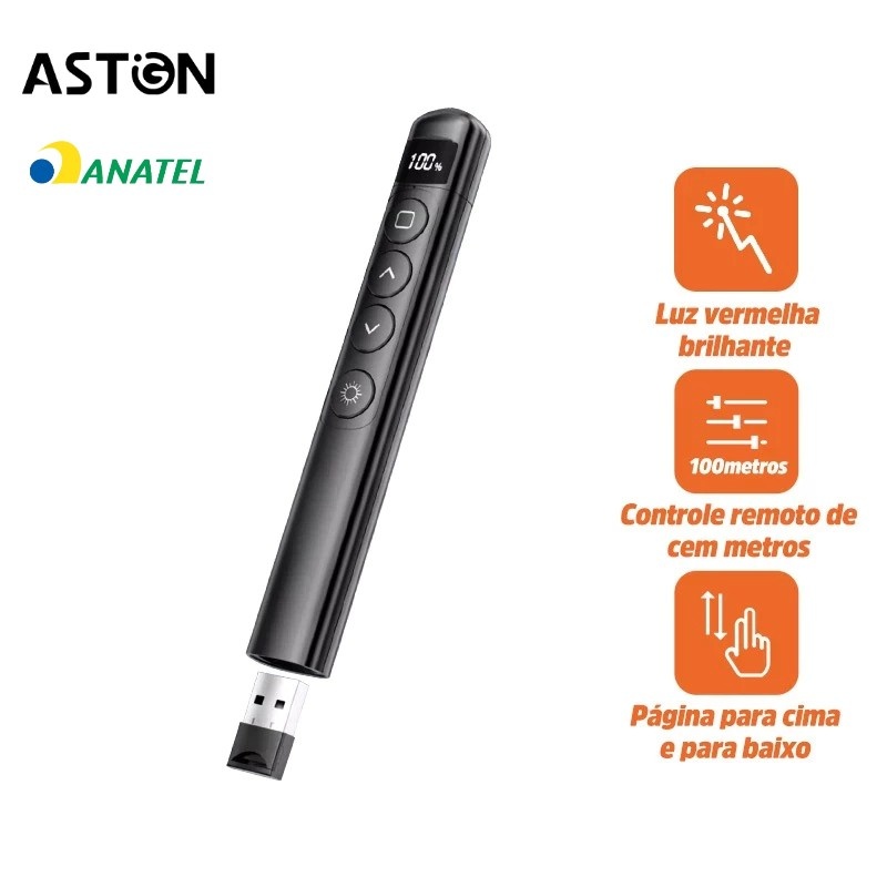 Caneta Laser Apontador: Vire Páginas com Estilo!