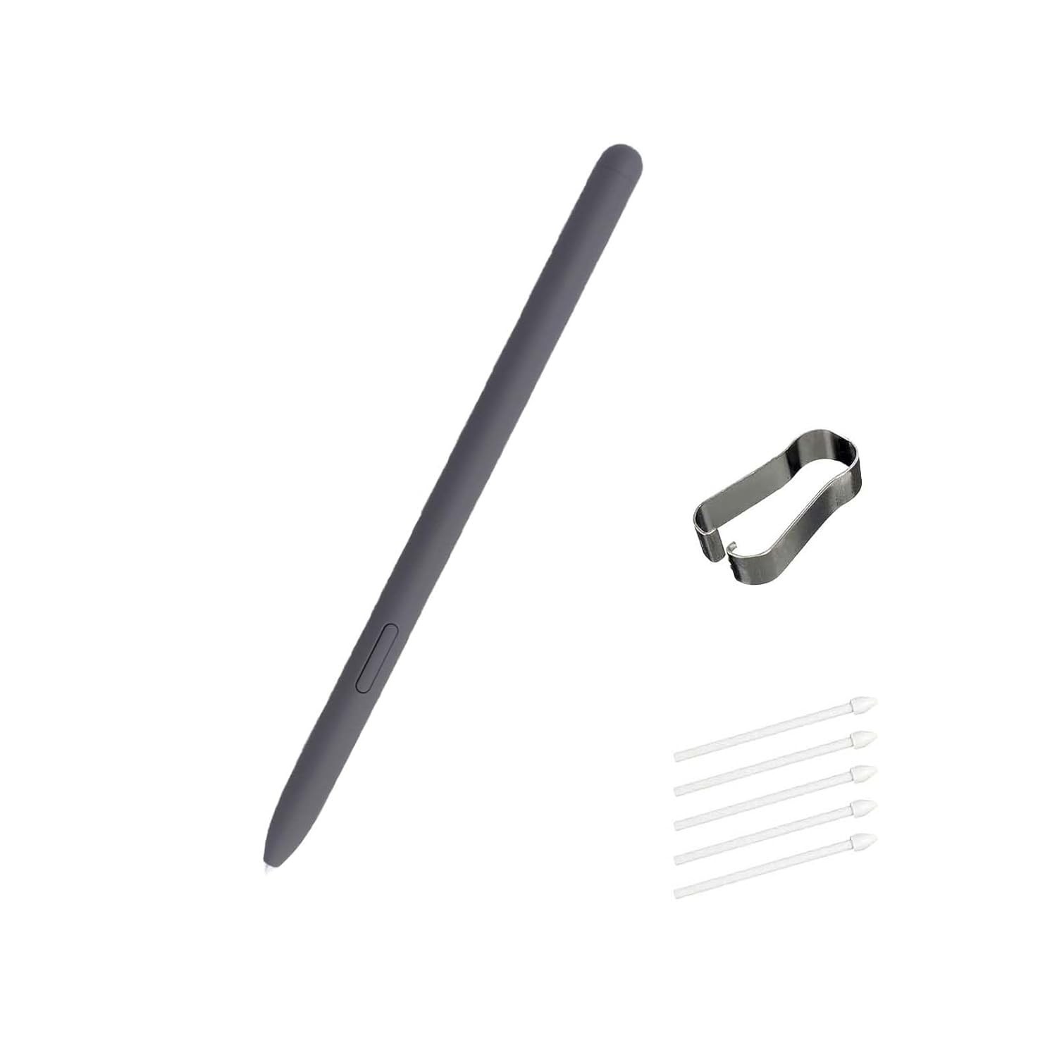 Caneta Stylus S para Galaxy Tab S9 FE/FE+/S9/S9+ (Cinza) - Precisão e Fluidez