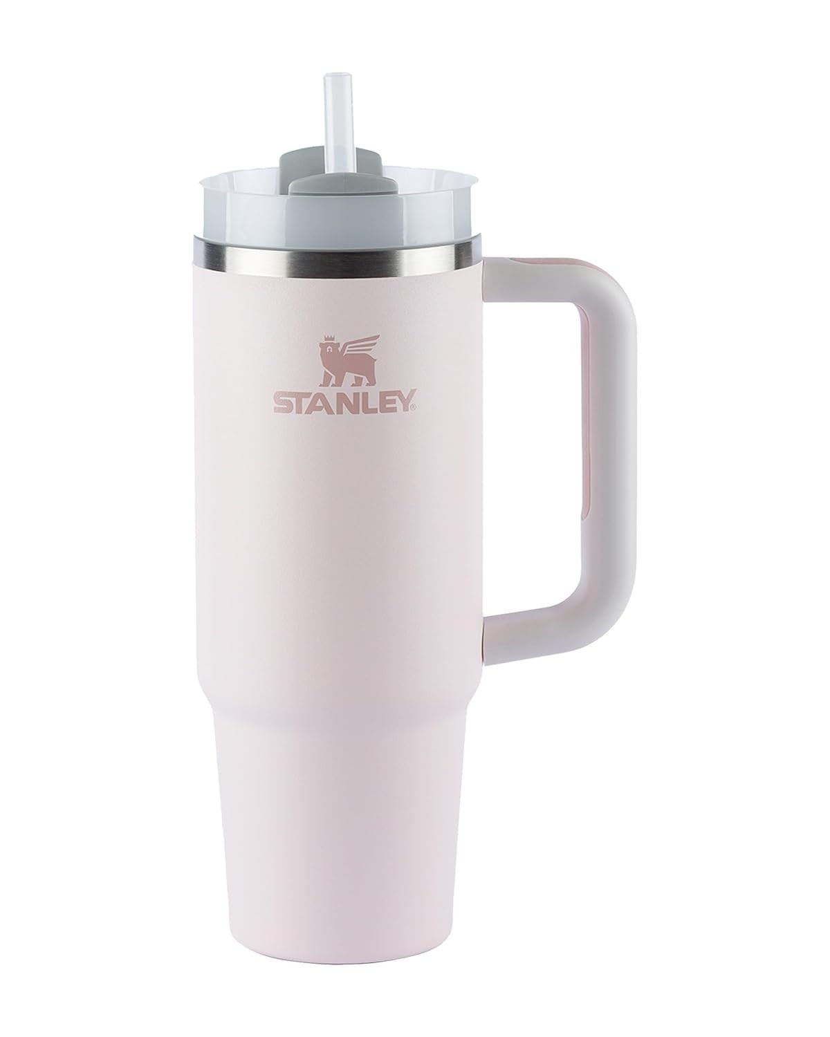 Stanley Quencher H2.0 FlowState 1,18L Rosa - Copo Térmico com Canudo e Isolamento a Vácuo
