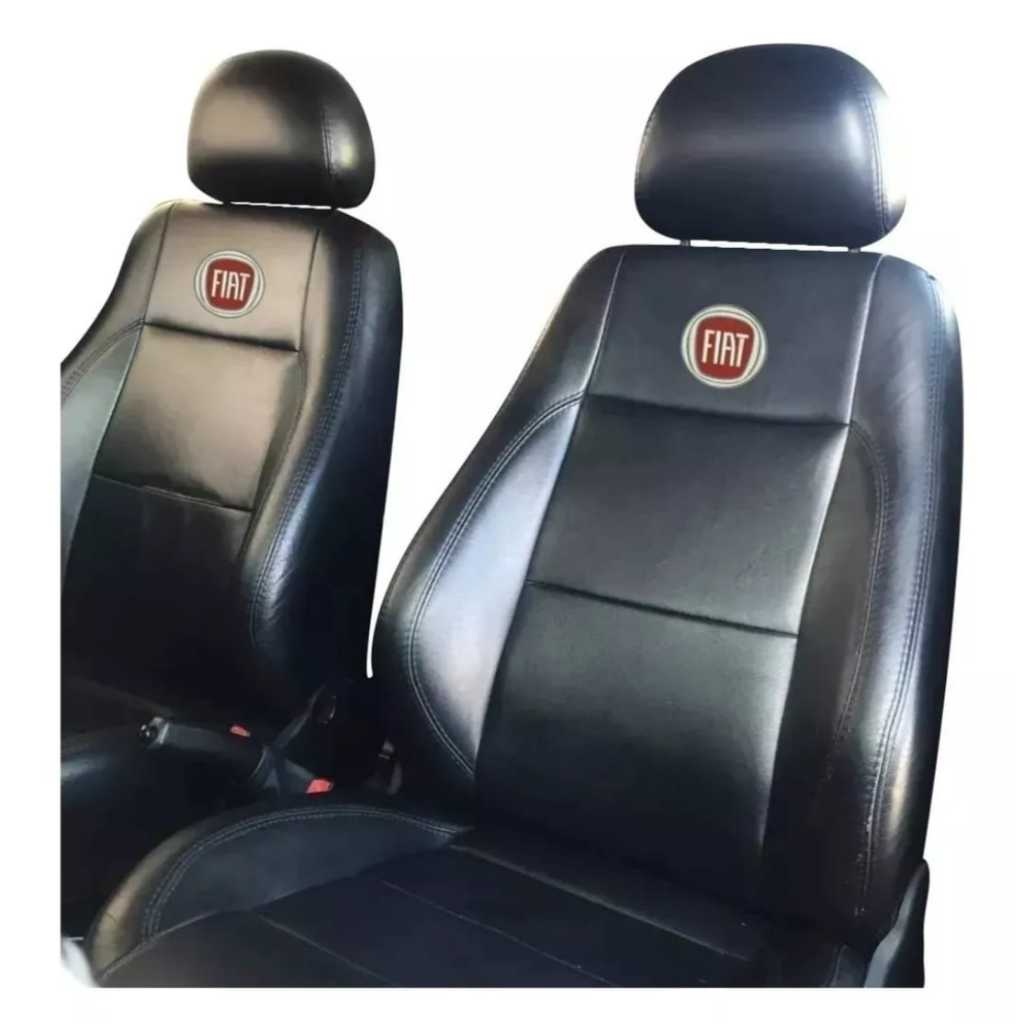 Capa de Banco de Couro para Fiat Strada e Fiorino 2020-2026 + Brinde