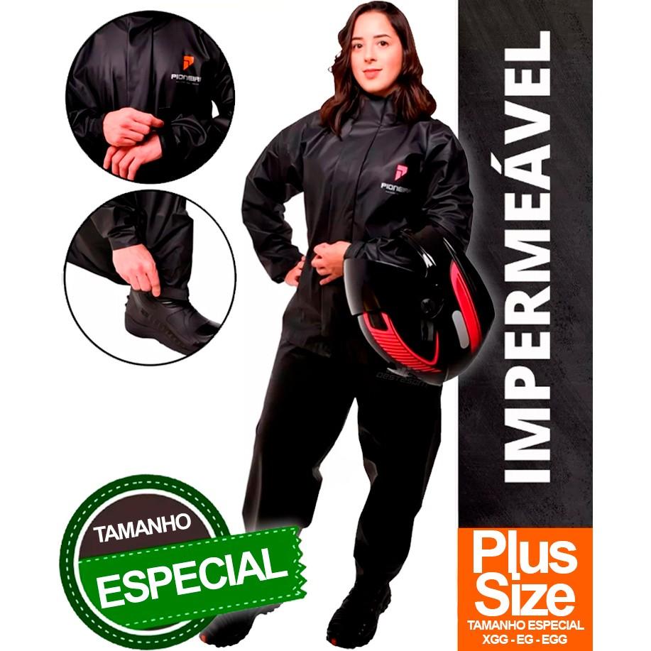 Capa de Chuva Motoqueira Feminina Grande: Proteção Total!