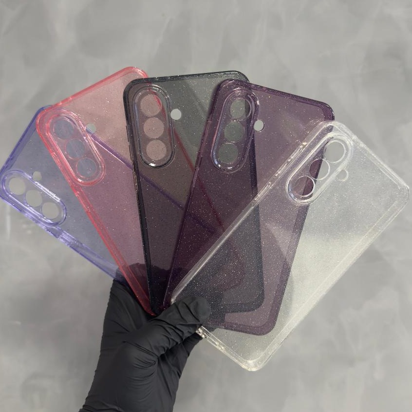 Capa Glitter + Película Cerâmica Galaxy A56 – Proteção e Estilo