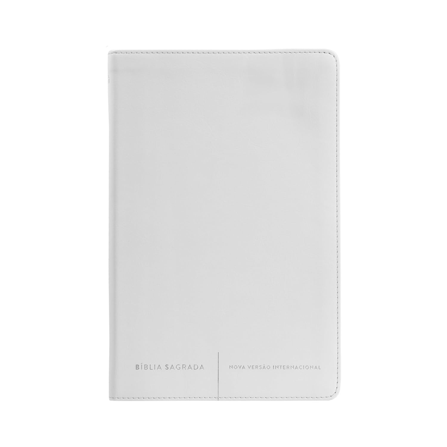 Bíblia Sagrada Slim NVI Luxo Capa Branca - Elegância e Praticidade para Sua Fé