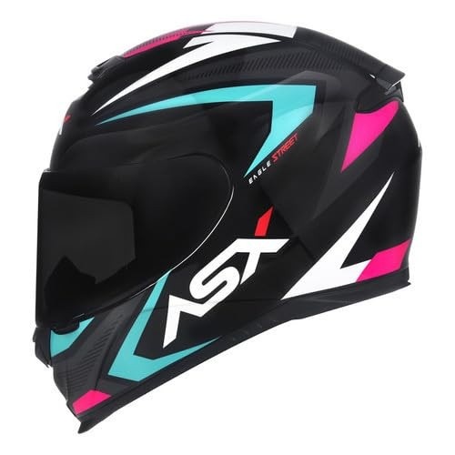 Capacete ASX Eagle Street Brilhante: Estilo e Segurança para Você!