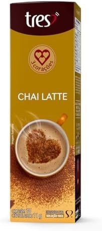 3 Corações Cápsula Chai Latte TRES - 10 Unidades