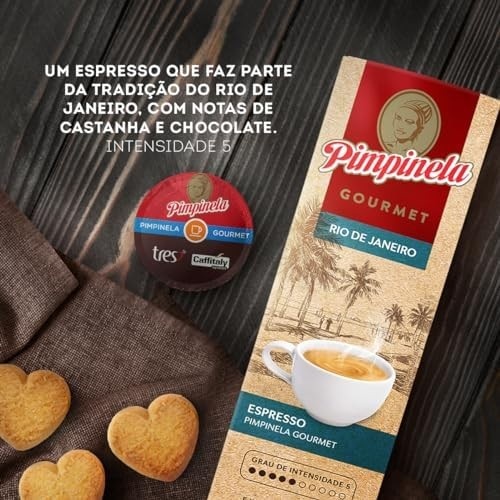 Cápsula de Café Pimpinela Gourmet TRES 3 Corações 10 unid