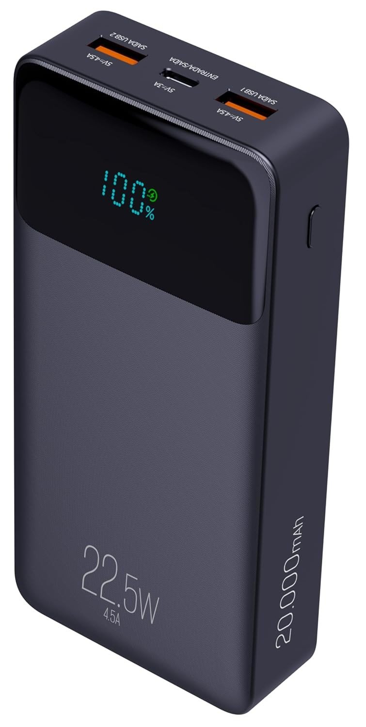 Power Bank ELG Pro 20000mAh: Carga Rápida e Universal para Seus Dispositivos