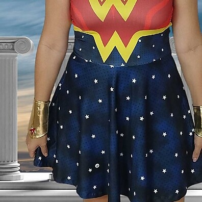 Fantasia Super Heroína Plus Size para Mulheres – Cosplay e Carnaval