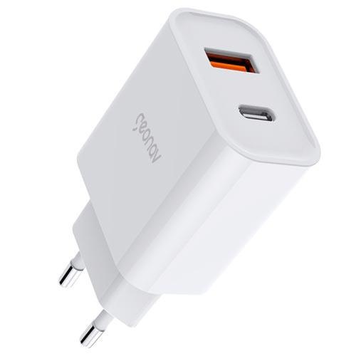 Carregador Duo Geonav 20W + QC 3.0: Carga Turbo!