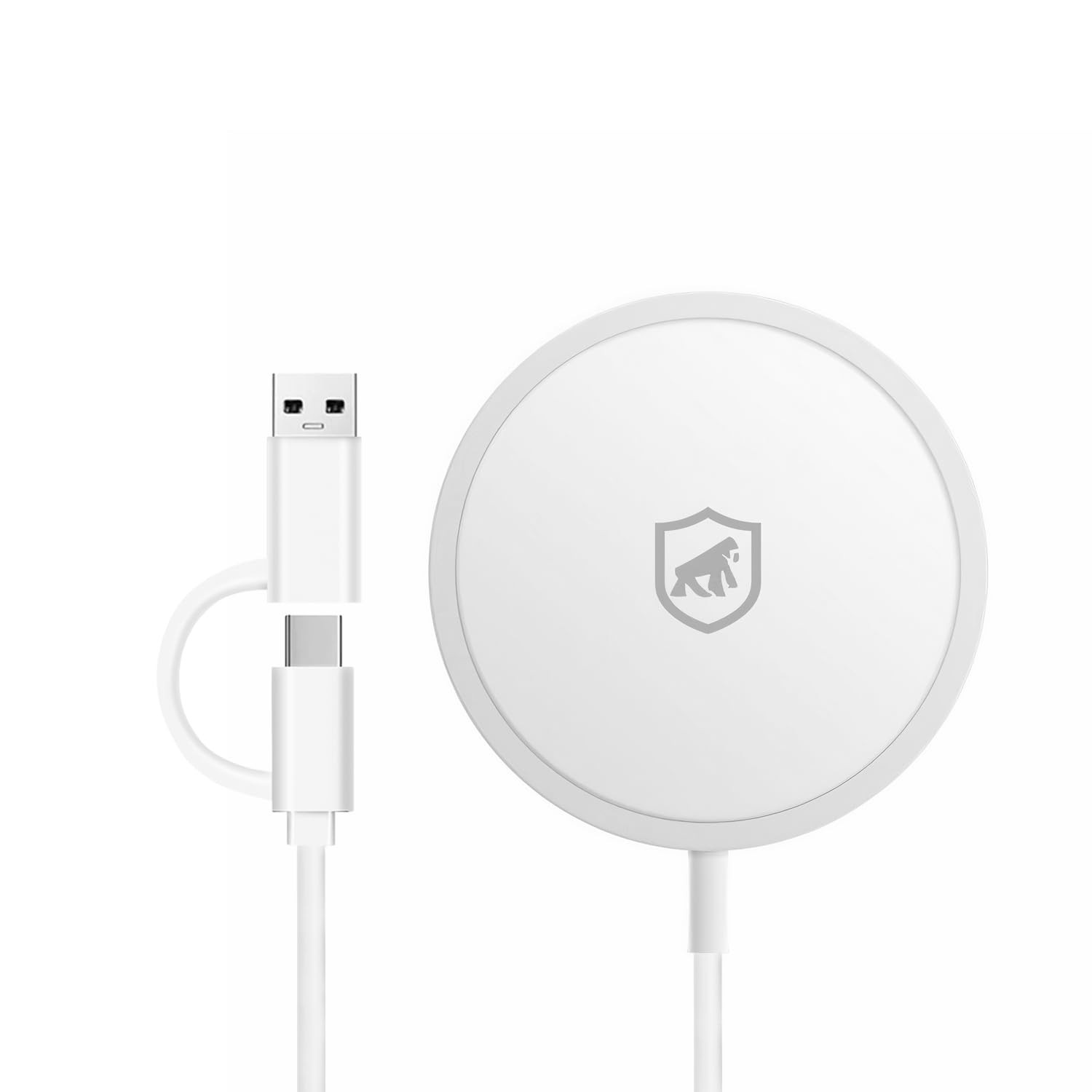 Carregador Wireless Magnético Gshield 15W Tipo C: Carregamento Rápido e Seguro para seu iPhone
